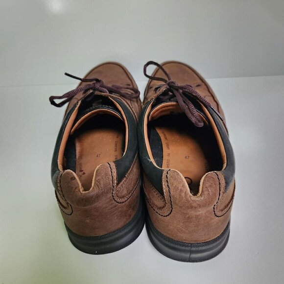 Ecco Brown Leather Shock Point Lace Up Oxford Size 47(12.5) main image 8